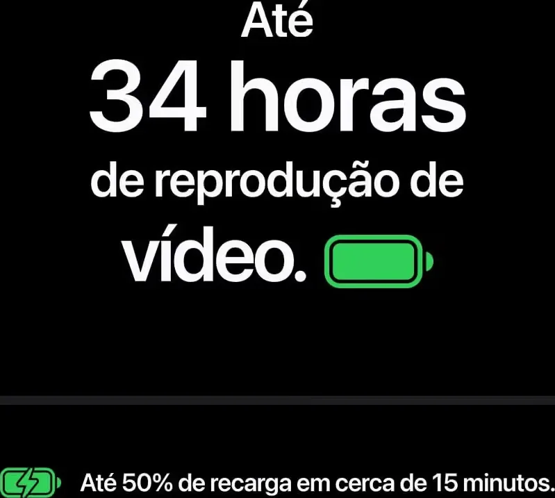 tempo de bateria
